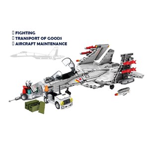 لگو کریتور هواپیمای بمب افکن مدل SEMBO 1186pcs Bomber Fighters_اسباب بازی